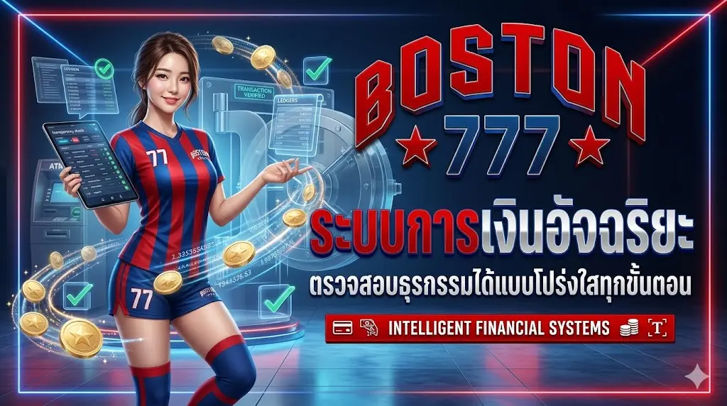 ระบบการเงินอัจฉริยะ boston777 ตรวจสอบธุรกรรมได้แบบโปร่งใสทุกขั้นตอน